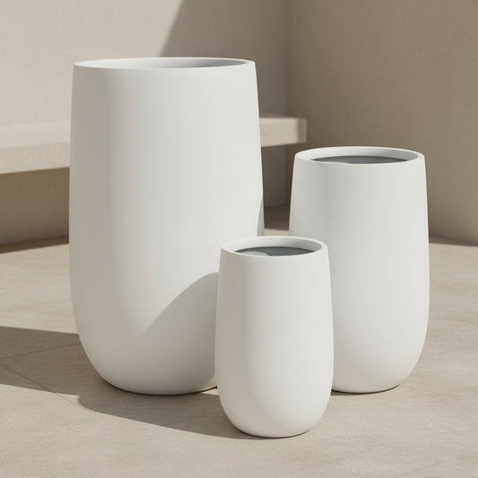 UrbanLITE Asher U Pot - White