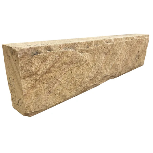 Australian Sandstone Hydrasplit Blocks - 600mm-900mm Long x 100-130mm Wide - 250mm High - 1st Quality (Price per Lineal Metre)