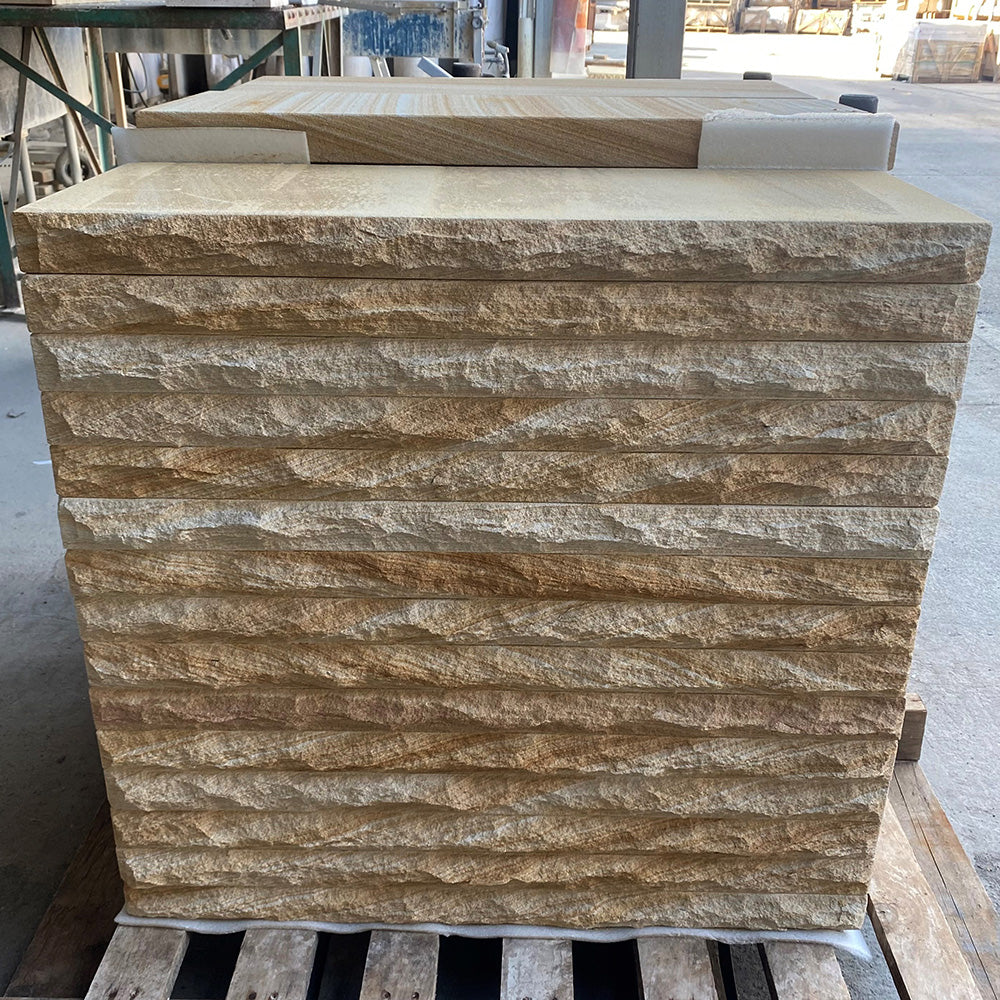 Australian Sandstone 800x300x50mm Rockface Capping - 1st Quality ...