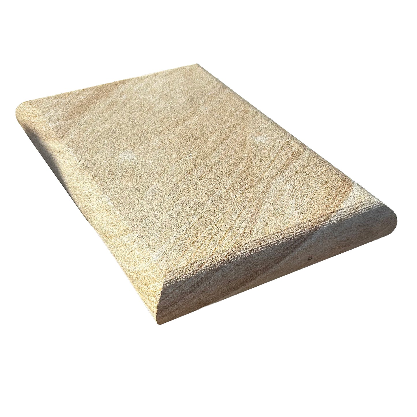 Australian Sandstone Pier Cap (Bullnose) Cap Size: 400x280x50mm - To Suit Pier Size: 340x230mm