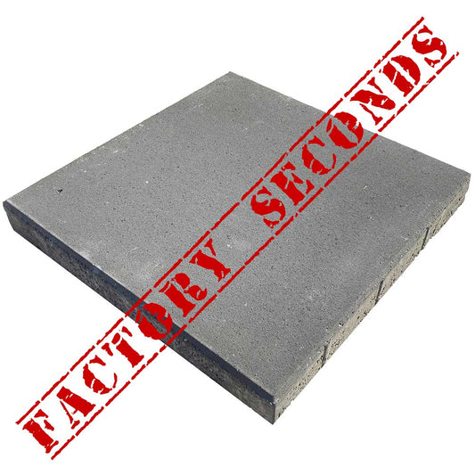 Broadway 400x400x45mm Concrete Pavers - Charcoal - Factory Seconds - Available at Simon's Seconds