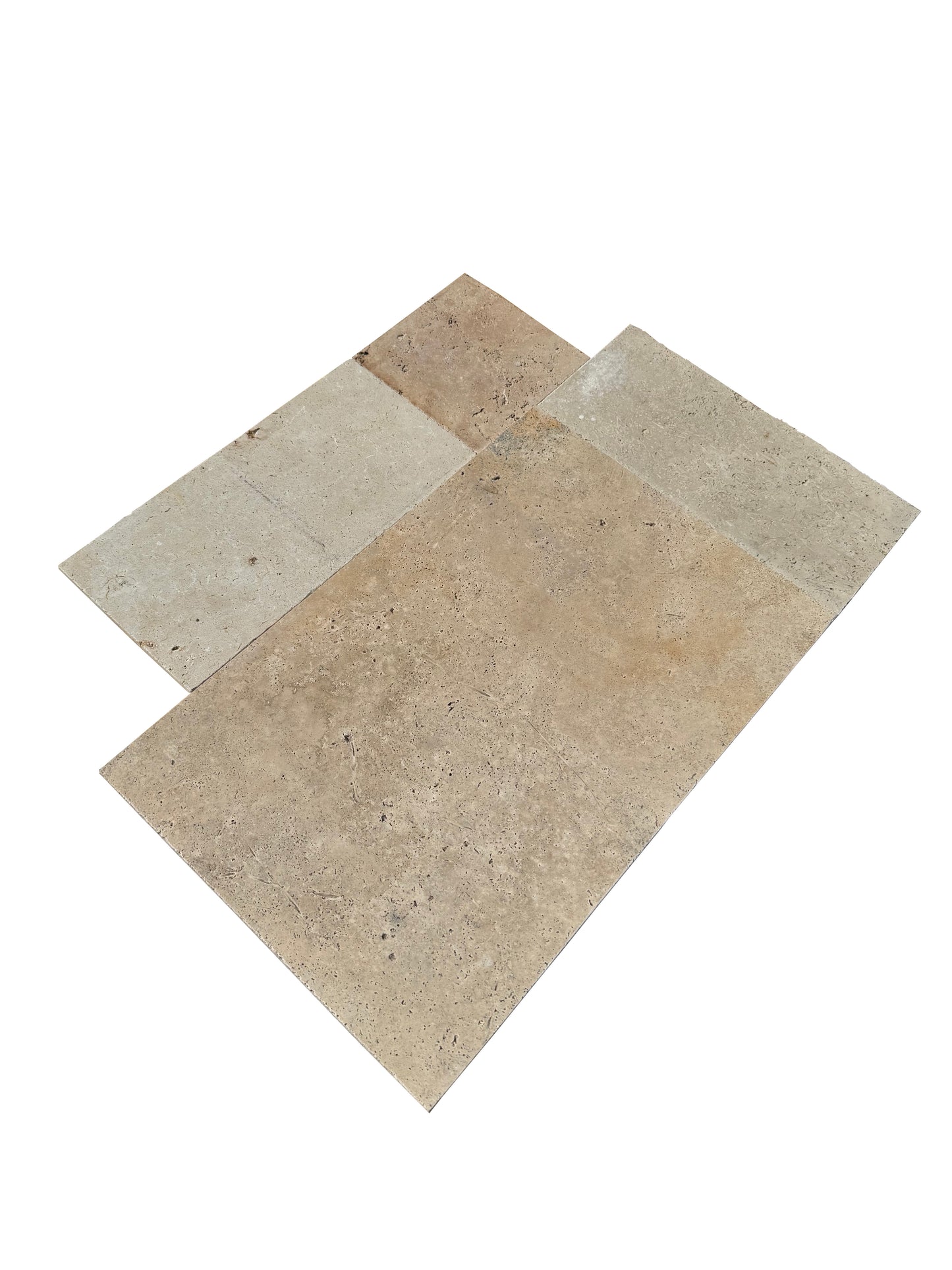 Classic Travertine French Pattern 12mm Natural Stone Tiles - SOLD per 1.48m2 set