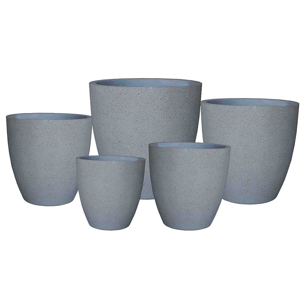 CementLITE Egg Pot - Natural Cement - Available at Simon's Seconds