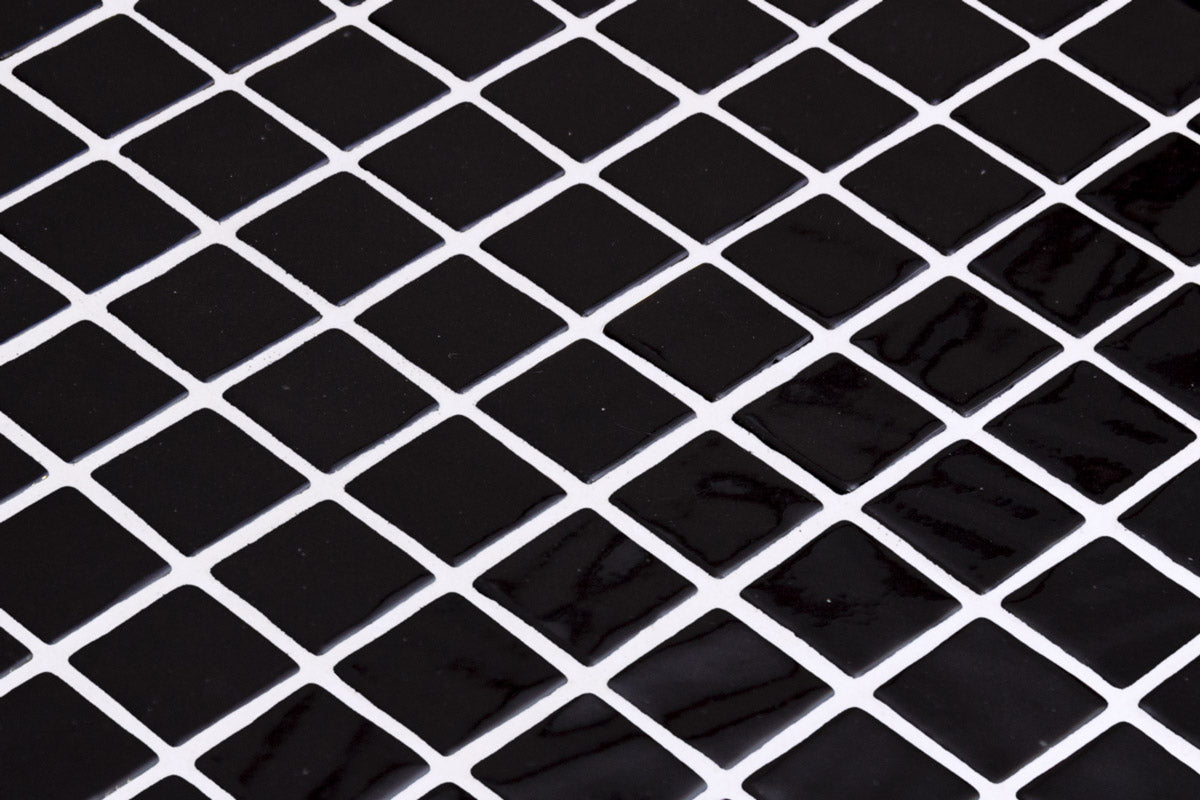 Mosaic Lisa - Black 25x25mm - $95sqm