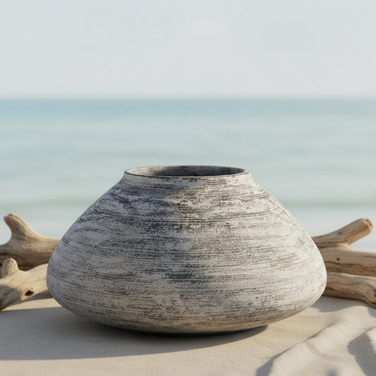 Drift Squat Belly Pot | White