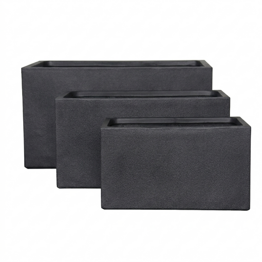 Vellum Trough Black