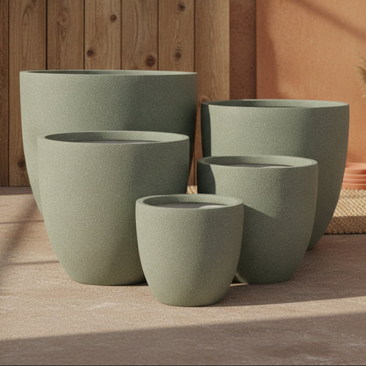 Vellum Egg Pot Green