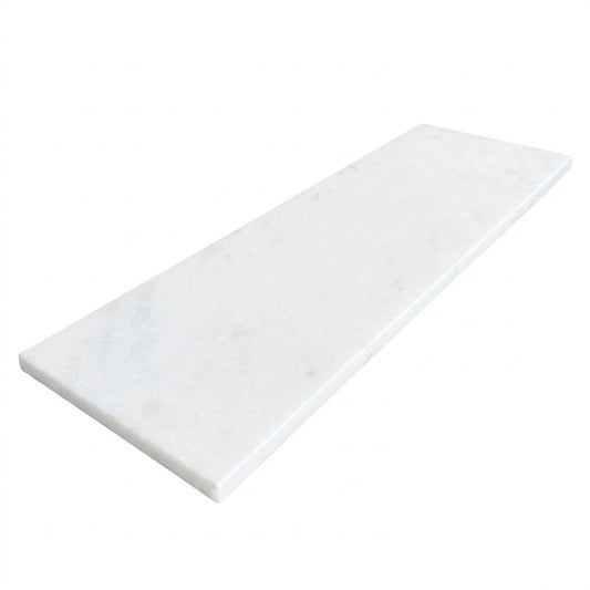 Cristallo Bianco Marble 1200x400x30mm Natural Stone Step Tread - 1st Quality