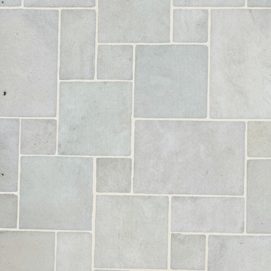 Cristallo Bianco Marble French Pattern Natural Stone Pavers - 1st Quality - $66 per Square Metre