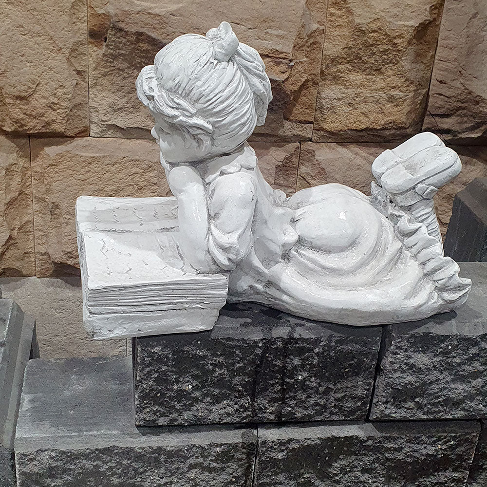 Girl with Book Garden Ornament - Statue - Available at Simon's Seconds