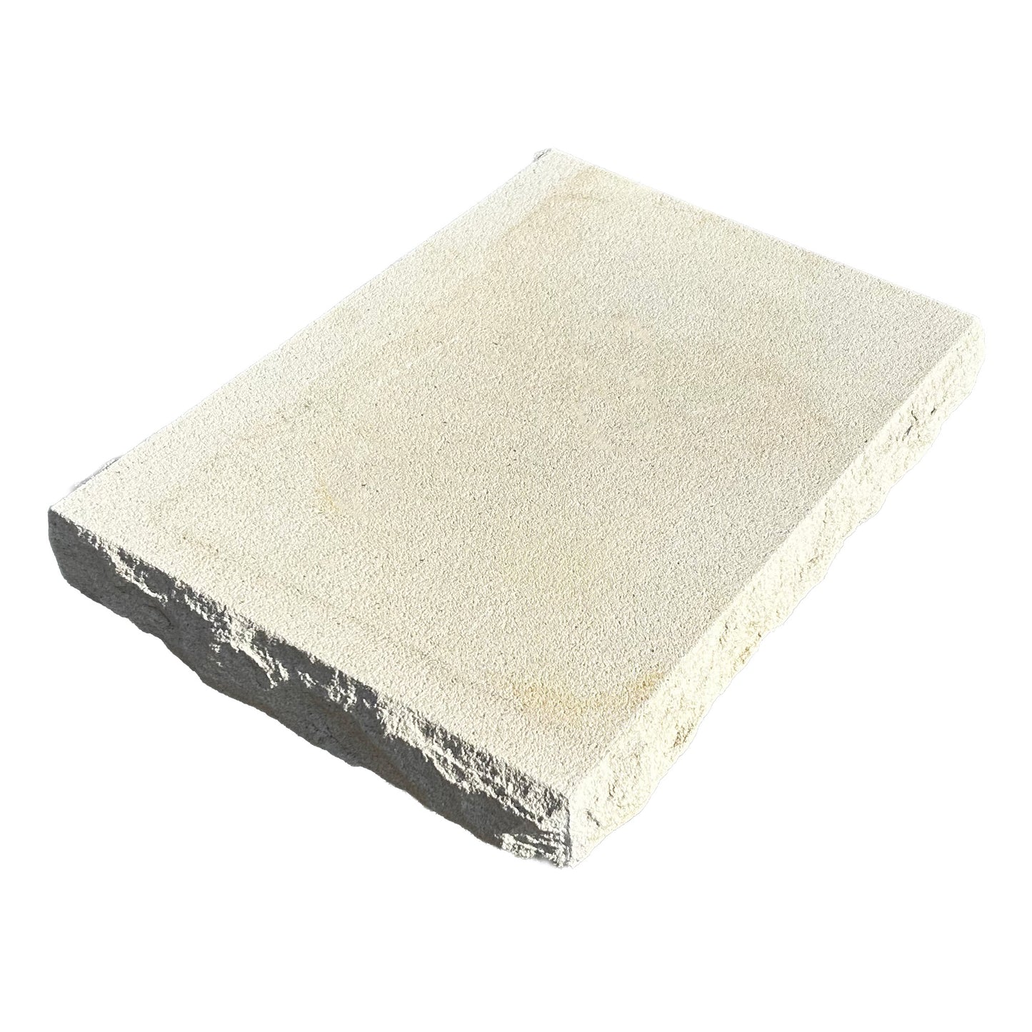 Australian Sandstone Pier Cap (Rockfaced) Cap Size: 410x280x50mm - To Suit Pier Size: 350x230mm