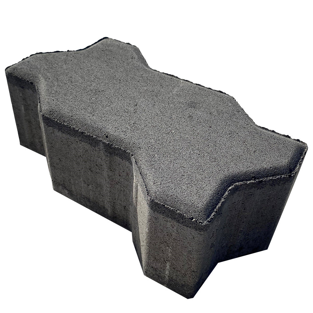 Interlock 230x112x80mm Pavers - Charcoal - Factory Seconds - Available at Simon's Seconds