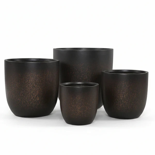 UrbanLITE Asher Egg Pot - Bronze Smoke