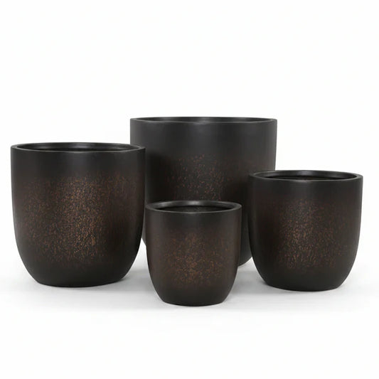 UrbanLITE Asher Egg Pot - Bronze Smoke