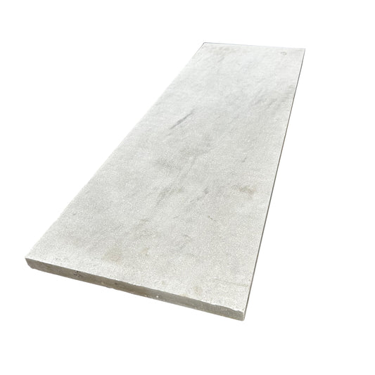 Luce Sandblasted Tumbled Limestone 1200x400x30mm Natural Stone Step Tread - 1st Quality