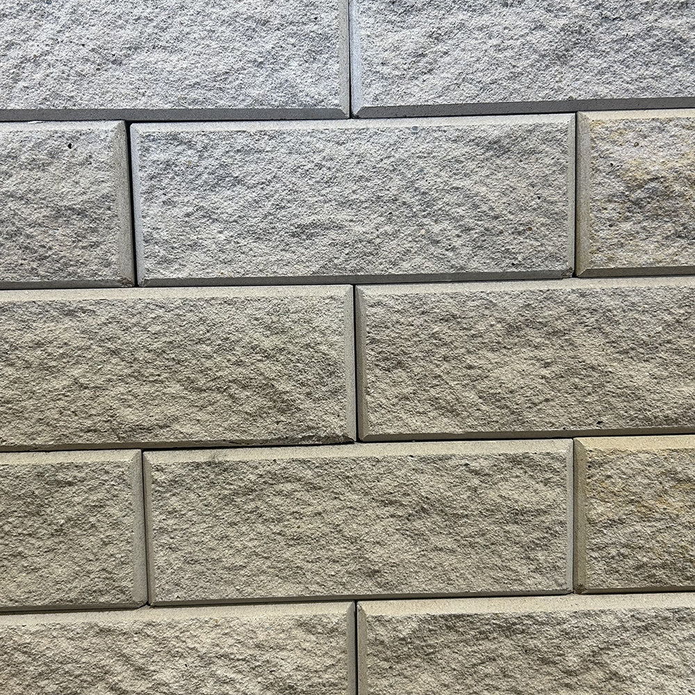 Modernstone Retaining Wall Full Block - Beach - Factory Seconds - Display Wall - Landscaping Design - Available at Simons Seconds