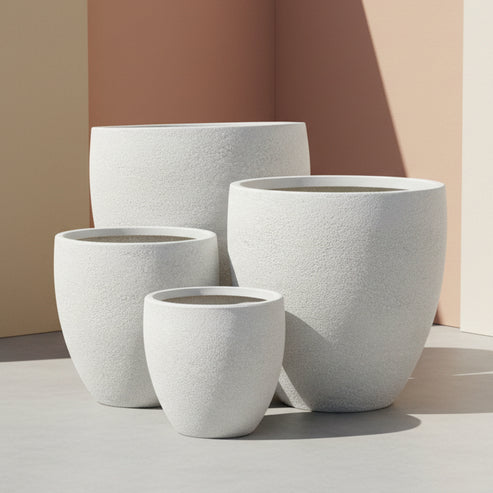 Modstone Montague Egg Pot - White Stone – Simons Seconds