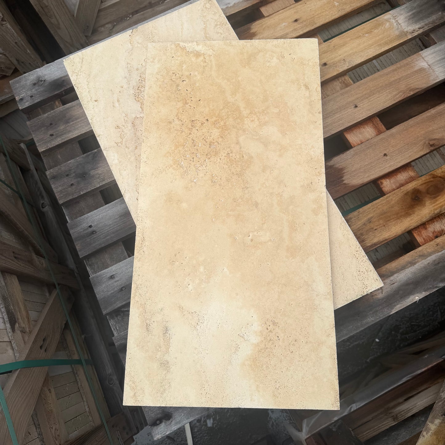 Classic Travertine 812x406x12mm Natural Stone Travertine Pavers - 1st Quality