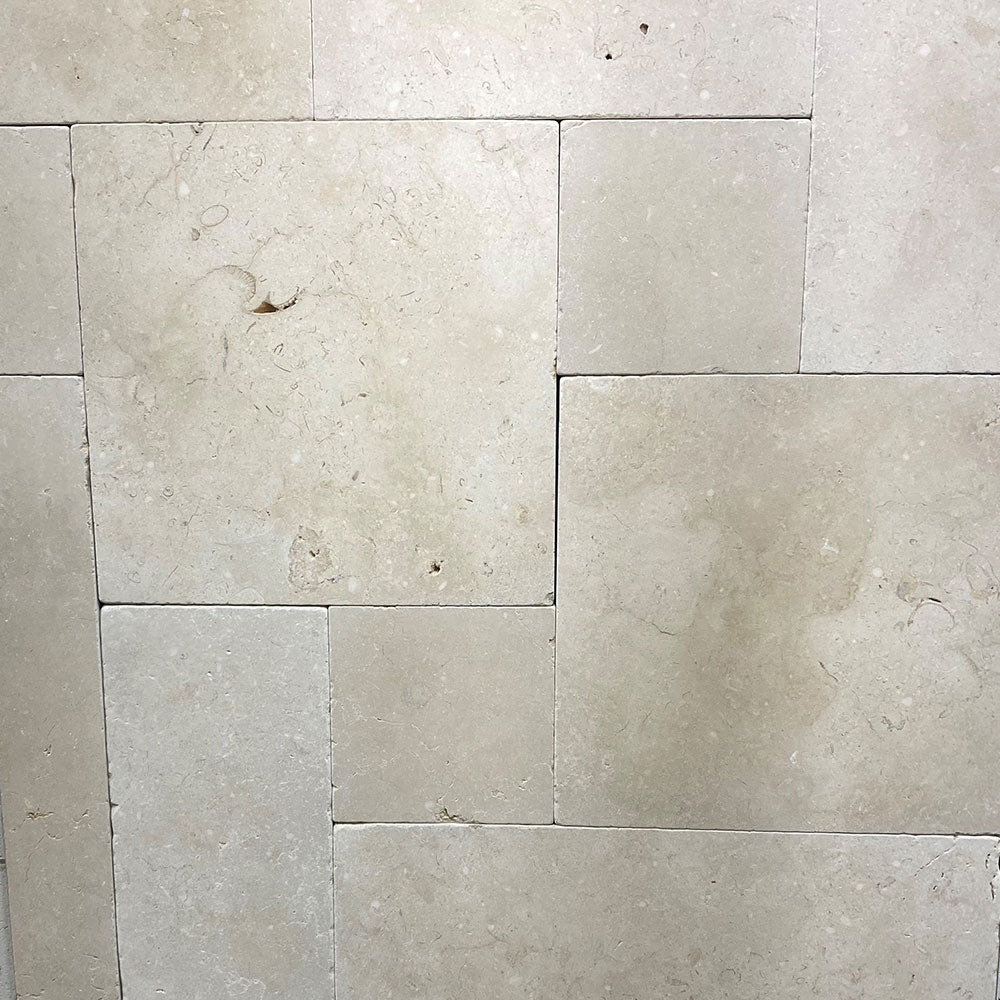 Portland Tumbled Limestone French Pattern Natural Stone Tiles - 20mm ...