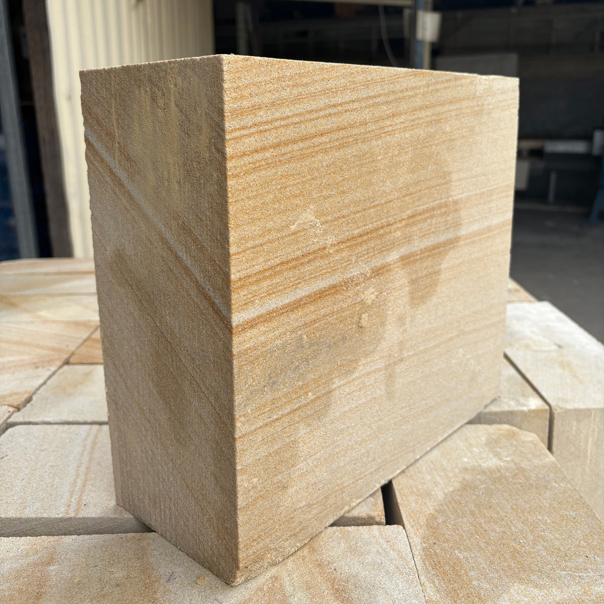 Australian Sandstone Random Sized Sawn Blocks | Sold Per pallet
