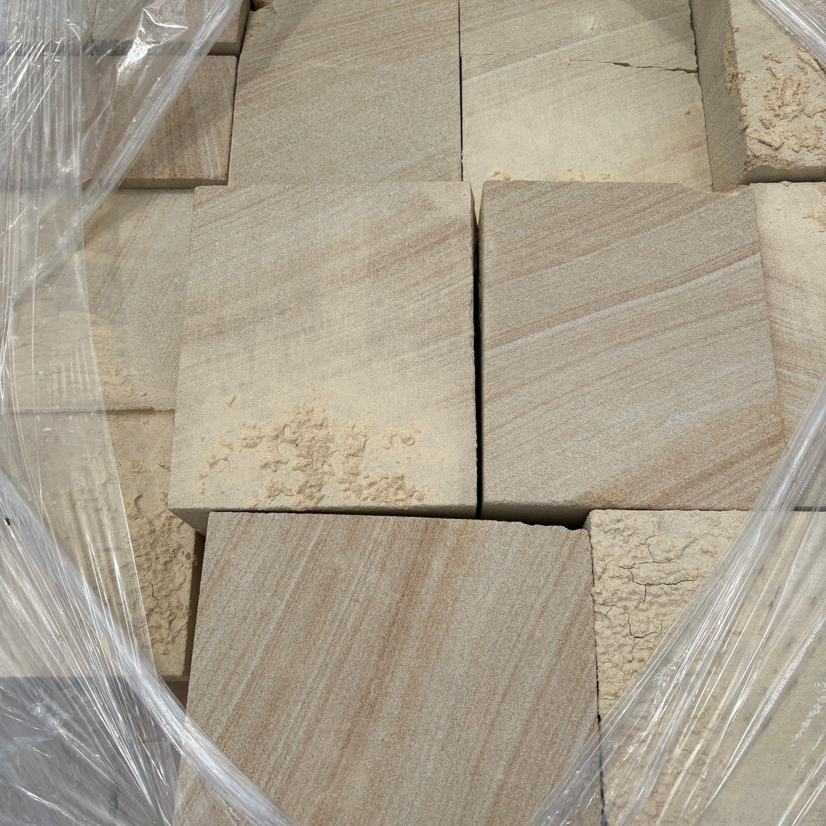 Australian Sandstone Random Sized Sawn Blocks | Sold Per pallet