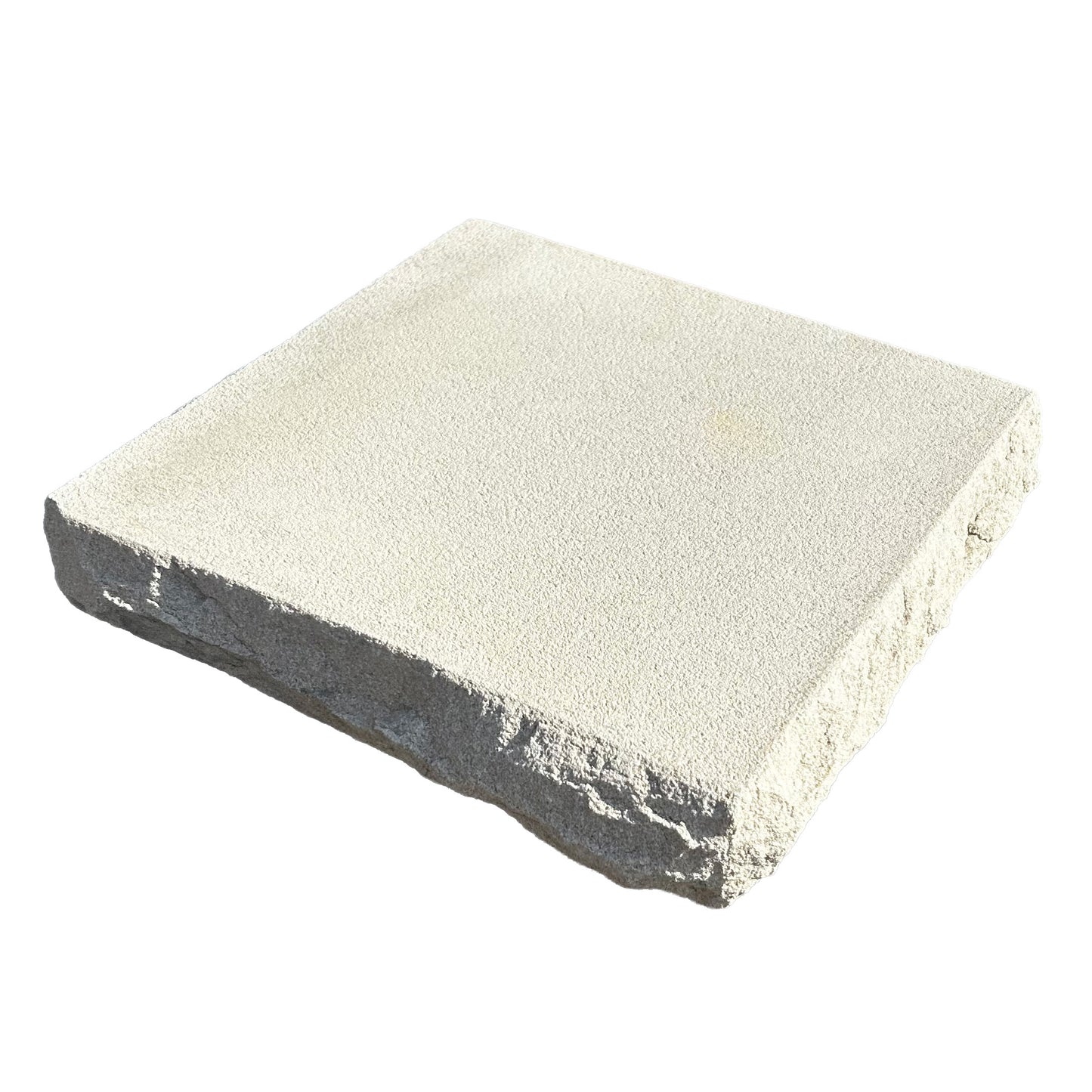 Australian Sandstone Pier Cap (Rockfaced) Cap Size: 280x280x50mm - To Suit Pier Size: 230x230mm