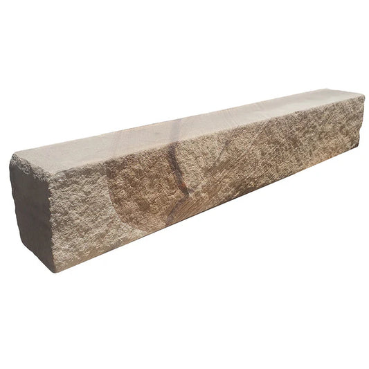 Australian Sandstone Hydrasplit Blocks - 600mm-900mm Long x 100-130mm Wide - 150mm High - 1st Quality (Price per Lineal Metre)