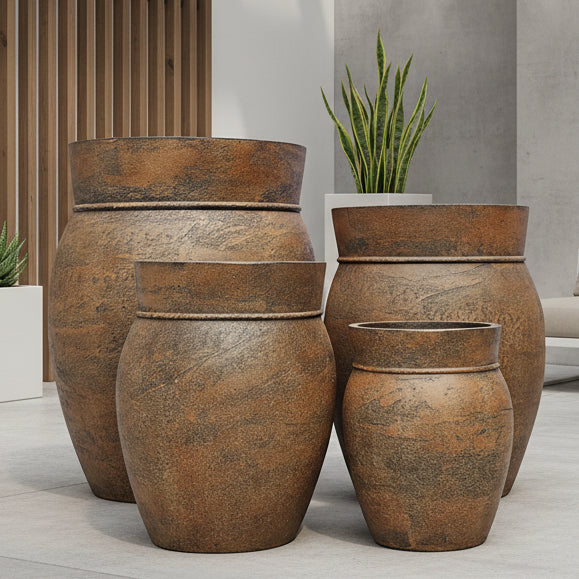 Sultan Planter Pot - Rust – Simons Seconds