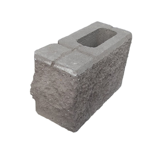 Tasman Dry Stack Full Corner Block RIGHT - Bush Rock - 1st Quality - Available at Simon's Seconds
