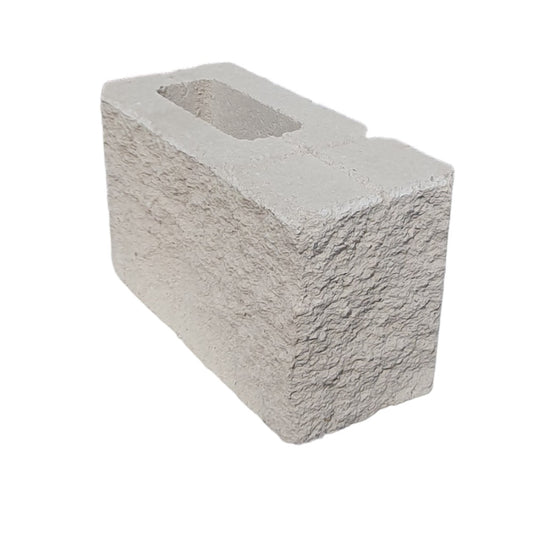 Tasman Dry Stack Full Corner Block RIGHT - Opal White - 1st Quality - Available at Simon's Seconds