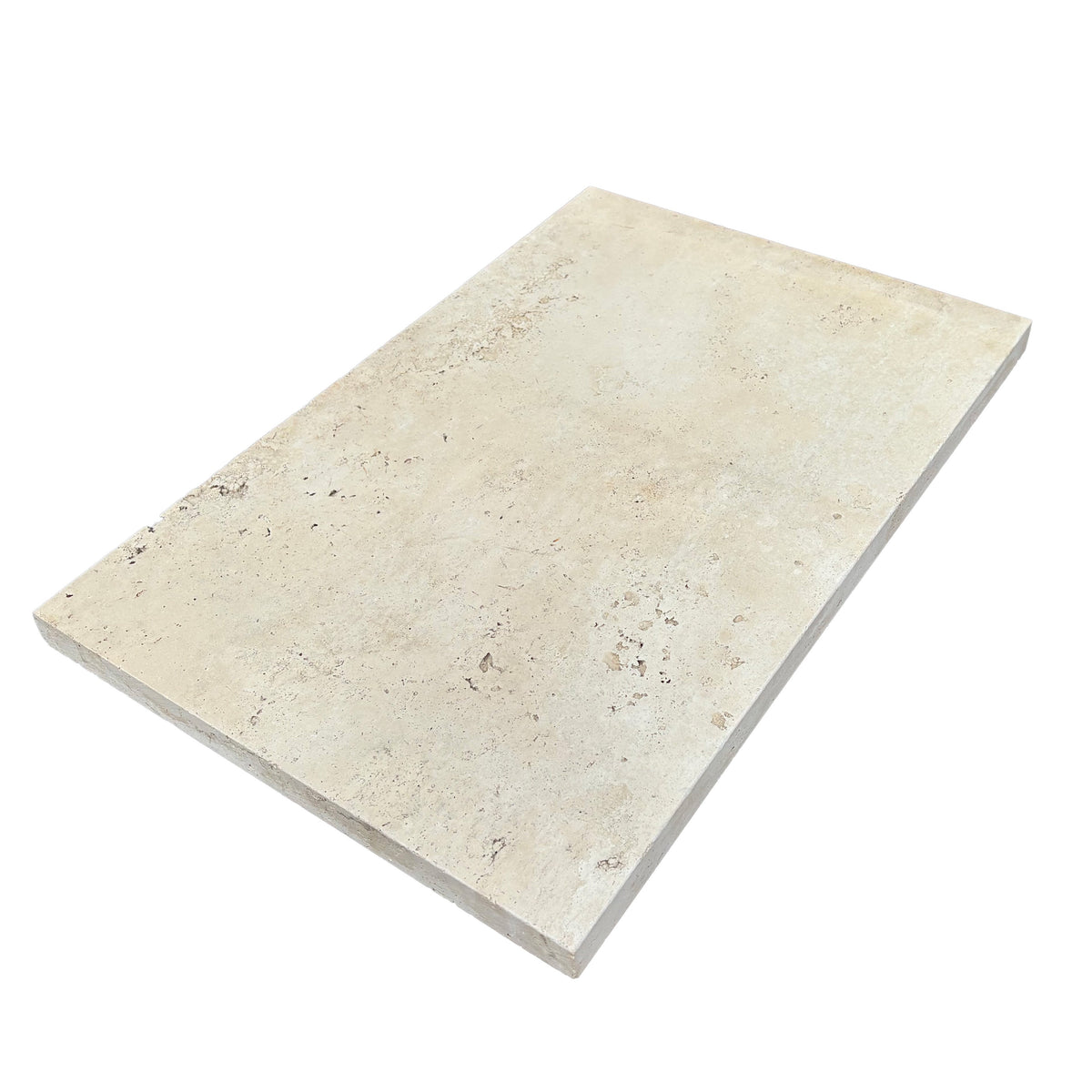 Ivory Travertine 610x406x30mm Tumbled Natural Stone Pavers - 1st Quality
