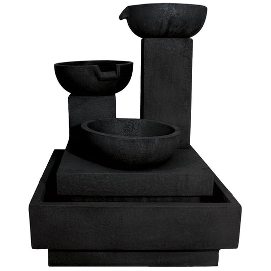 Trio Cascading Fountain - Charcoal - Available at Simon's Seconds
