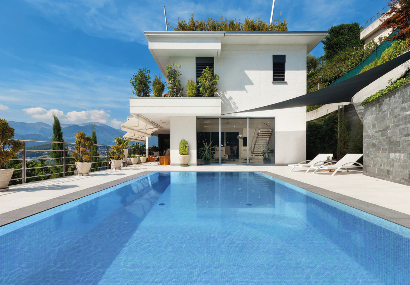 Mosaic Nieve - Azul Medio 25x25mm - $85sqm