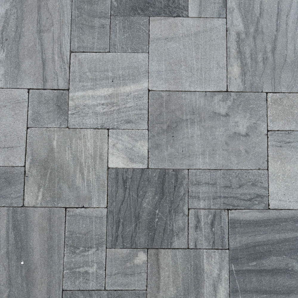 Argento French Pattern Natural Stone Pavers - 1st Quality - $95 per m2 - SOLD 1.44m2 sets