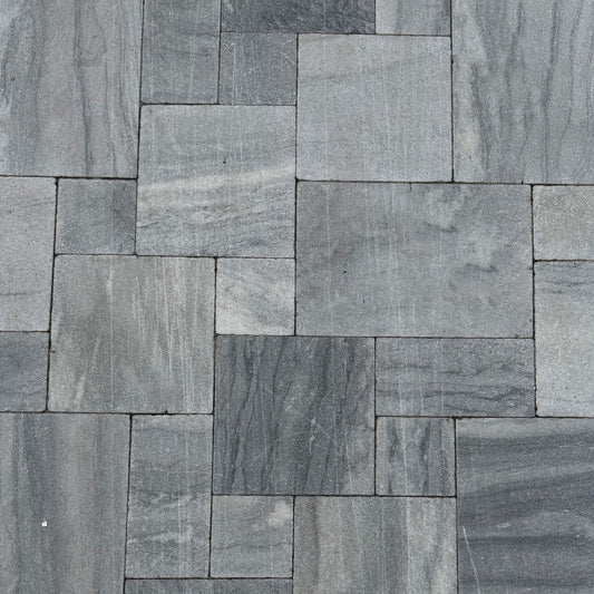 Argento French Pattern Natural Stone Pavers - 1st Quality - $95 per m2 - SOLD 1.44m2 sets