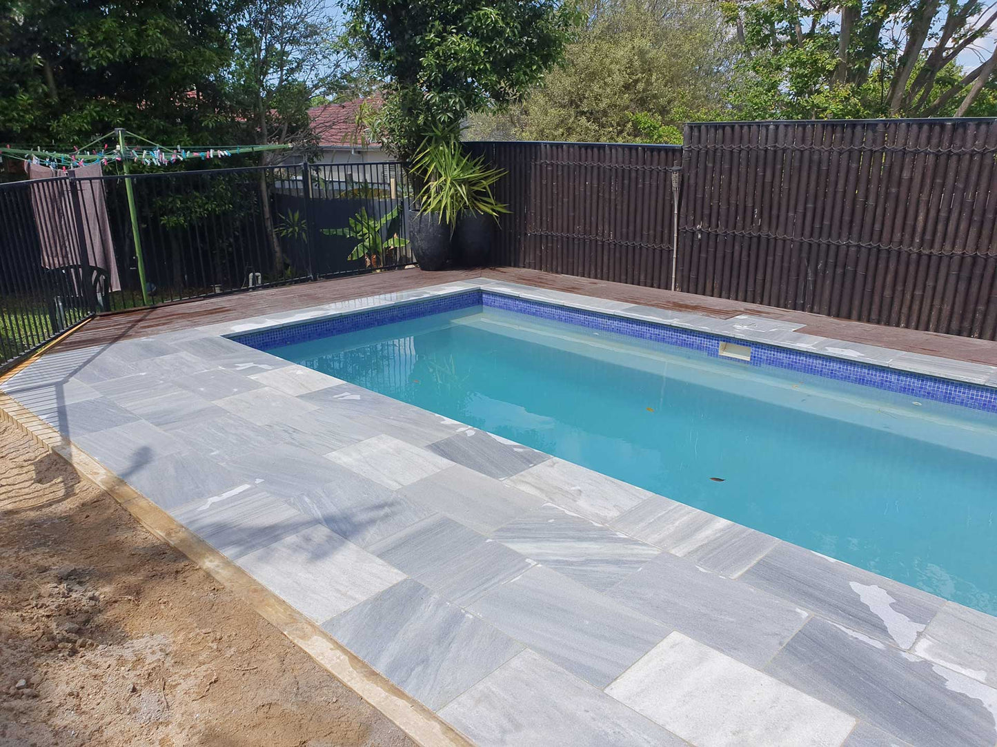 Argento Sandblasted Tumbled Limestone 600x400x30mm Natural Stone Pavers - 1st Quality