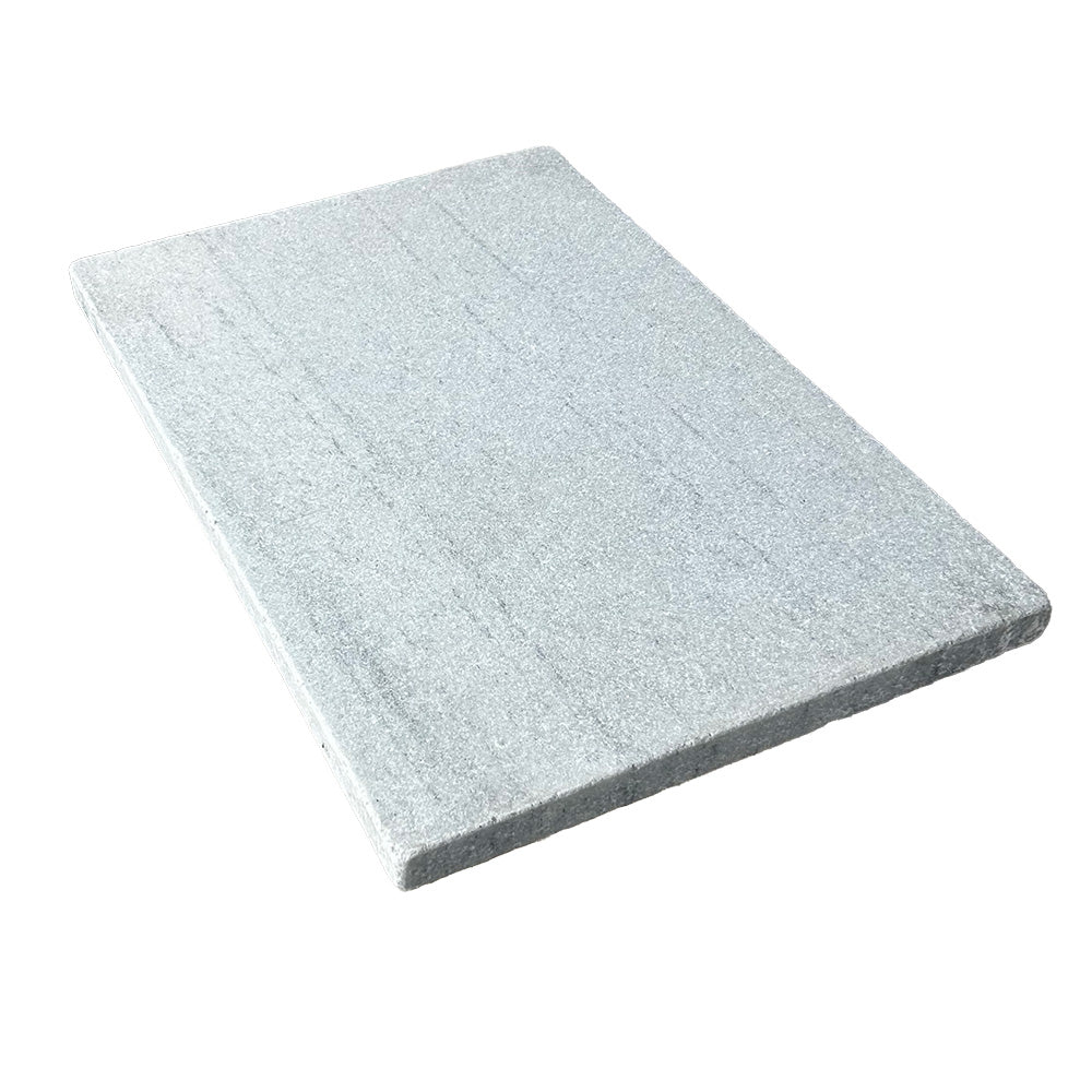 Argento Sandblasted Tumbled Limestone 600x400x30mm Natural Stone Pavers - 1st Quality