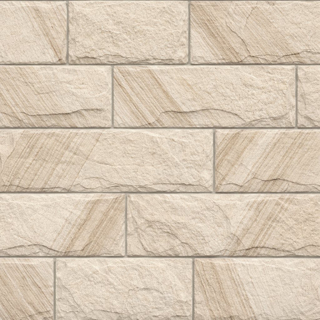 Australian Sandstone Rockface Cladding - 800x300x40mm - 1st Quality