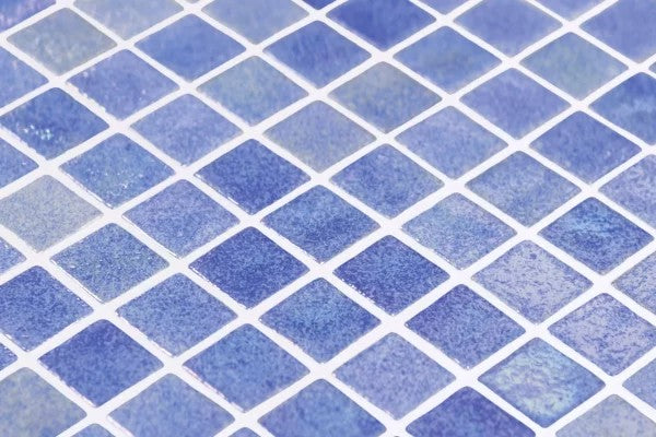 Mosaic Nieve - Azul Cielo 25x25mm - $85sqm
