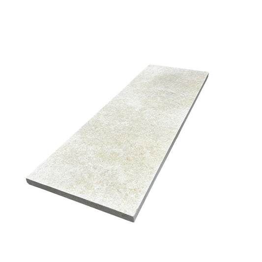 Oryx Tumbled Limestone 1200x400x30mm Natural Stone Step Tread - 1st Quality