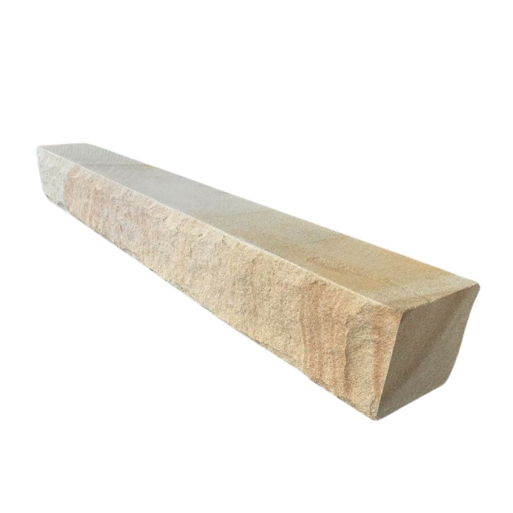Australian Sandstone Hydrasplit Blocks - 600mm-900mm Long x 120mm Wide - 100mm High - 1st Quality (Price per Lineal Metre)