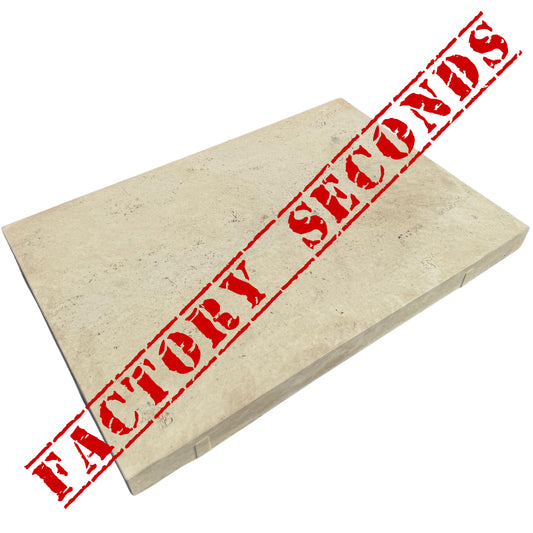 Travertine 600x400x40mm Concrete Pavers - Smoke - Factory Seconds