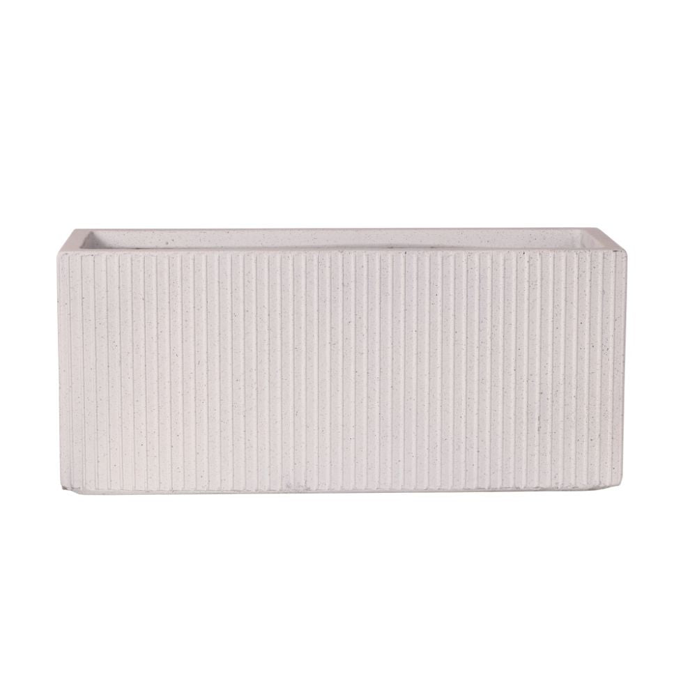 Keystone Chord Trough - White Terrazzo