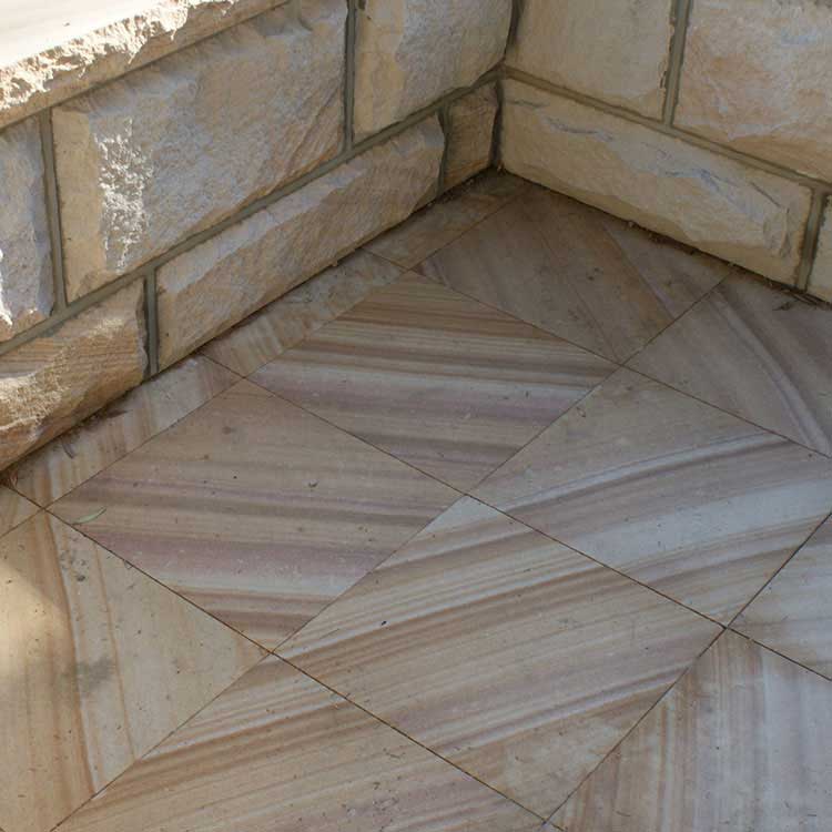Australian Sandstone 400x400x30mm Natural Stone Pavers - 1st Quality - Available at Simon's Seconds
