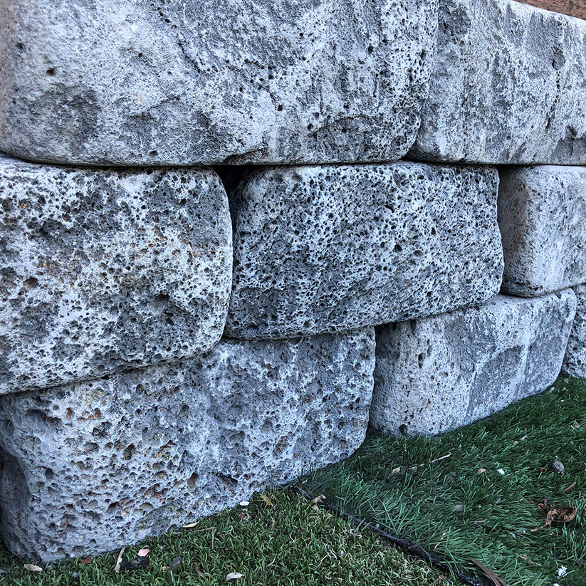 Basalt Tumbled Block / Garden Edging 300x150x150mm 1st Quality