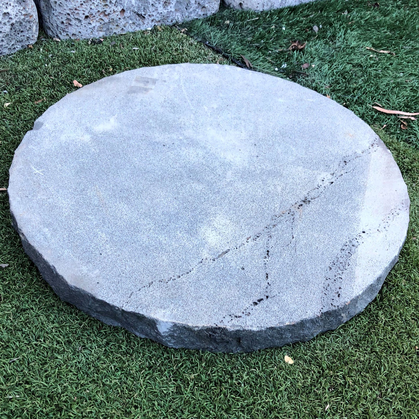 Lava Honeycomb Basalt / Bluestone 500mm Natural Stone Stepping Stones - 1st Quality - Available at Simon's Seconds