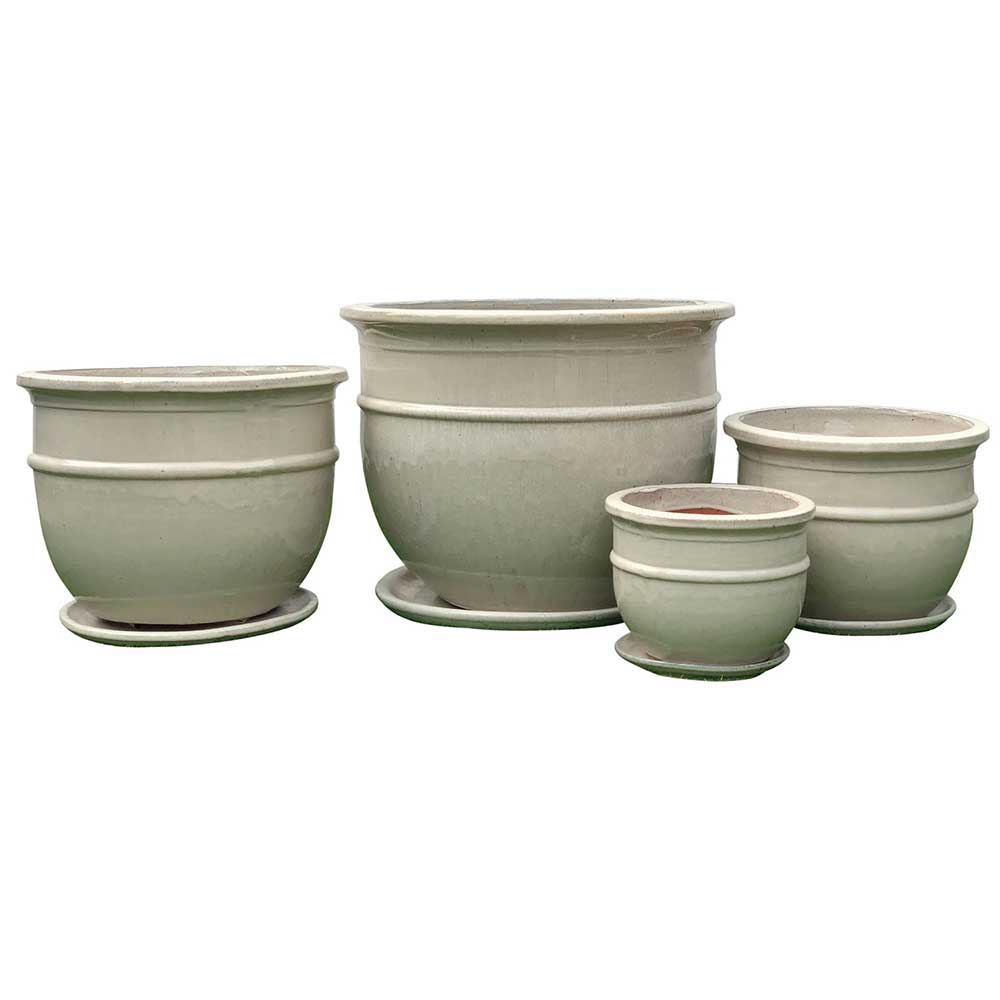 Primo Belly Pot - Cream - Northcote Pottery - Available at Simon's Seconds