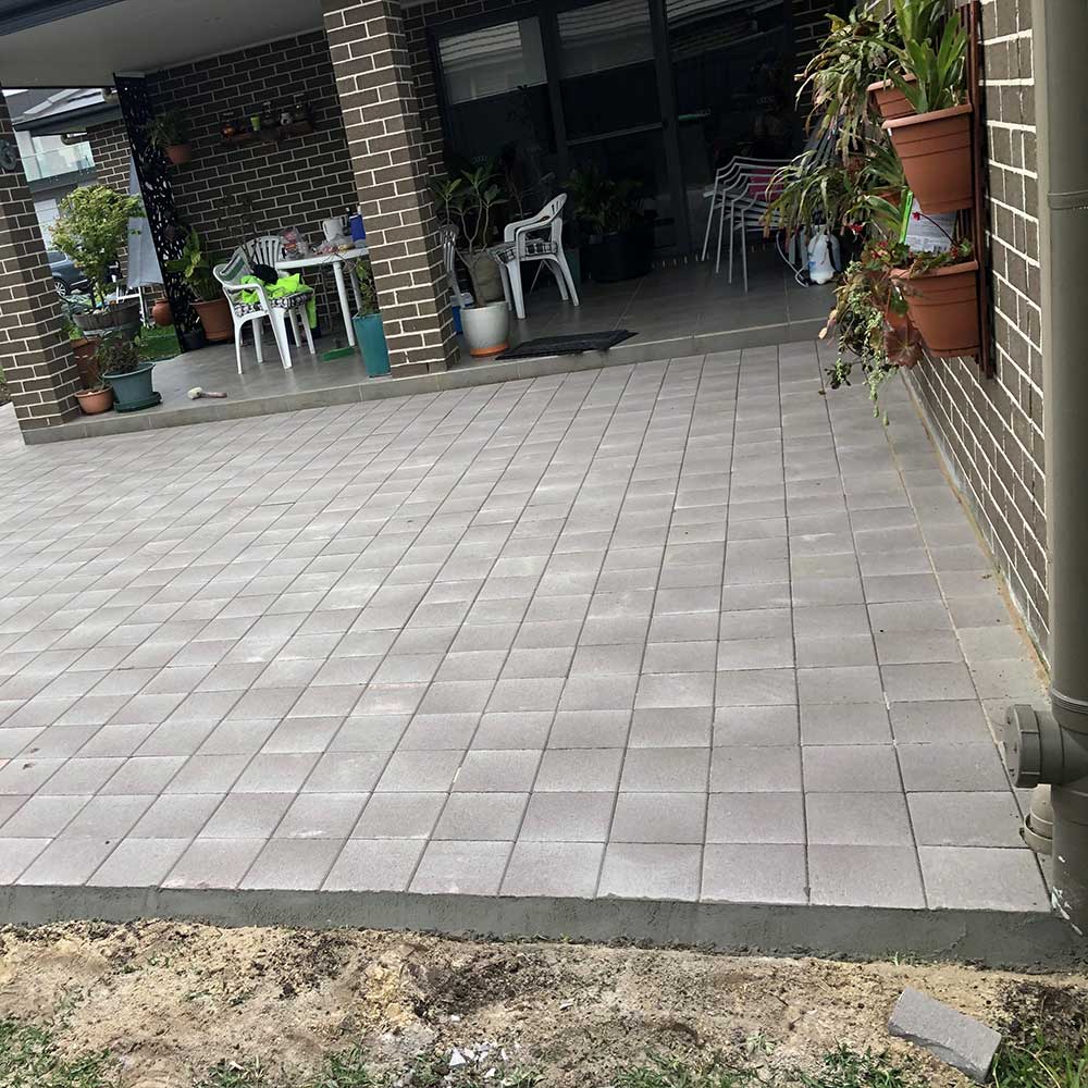 Easy Pave 190mm Concrete Pavers - Bush Rock - 1st Quality - Patio - Available at Simon's Seconds