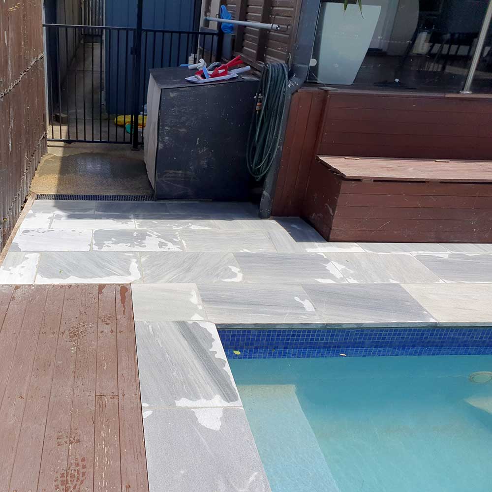 Blue Sky Limestone 600x400x30mm Natural Stone Pavers - 1st Quality - Pool - Available at Simon's Seconds