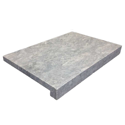 Grey Sky Limestone 600x400x30/60mm Drop Nose Coping - 1st Quality - Single Piece of Coping - Available at Simon's Seconds